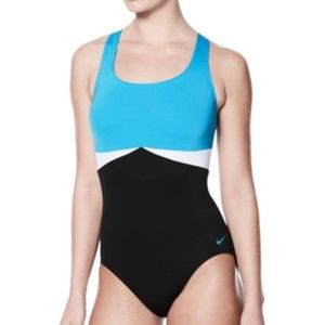 nike swim crossback one piece